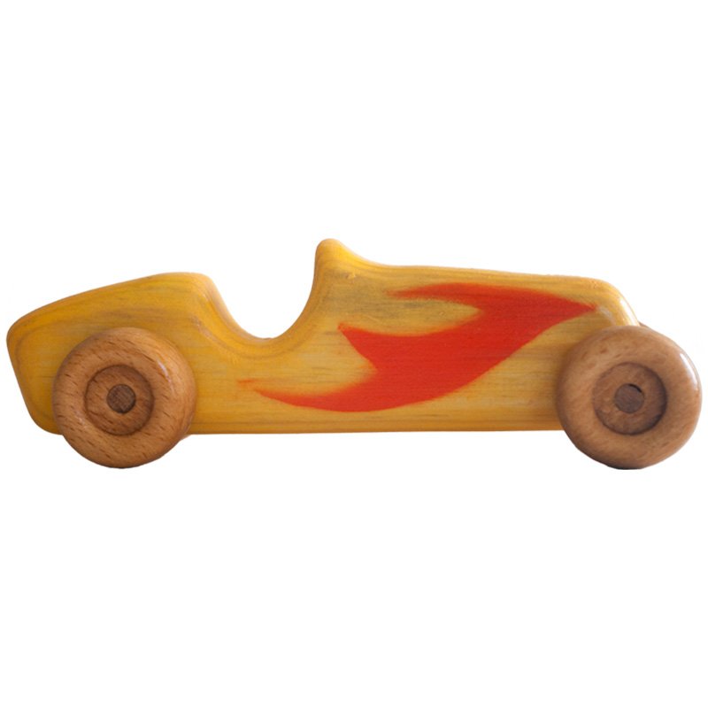 Hot Rod Toy - Παιχνιδια με Αυτοκινητα - Ξύλινο Χοτ Ροντ - C080 Y