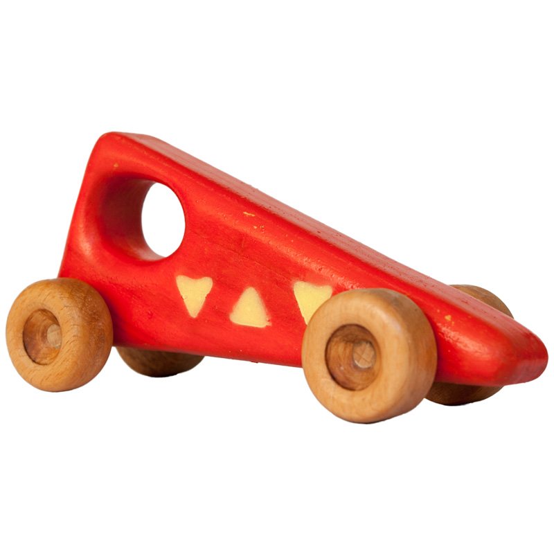 Race Car Toy - Τριγωνο Αγωνιστικό - Ξύλινο Αγωνιστικό - C030 R