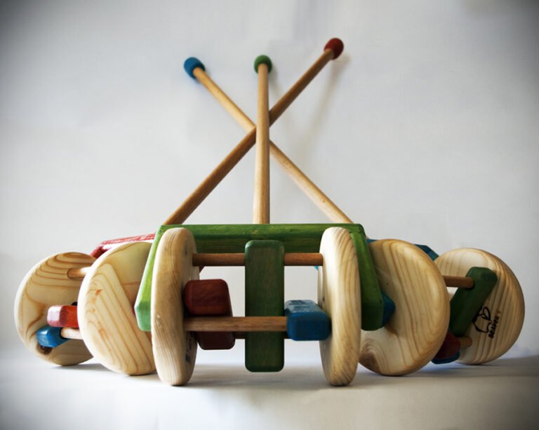 Children Toys - Τρόχαλο του Κάστορα - Beaver's Push Toy