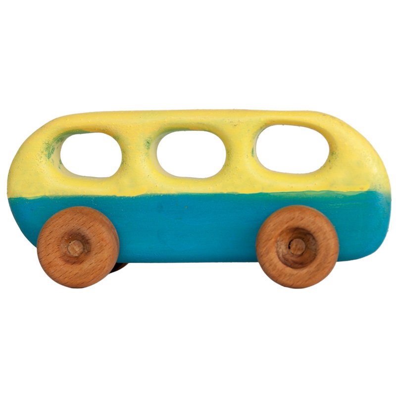 Toy Van - Λεωφορειο - Ξύλινο Φορτηγάκι - C020 C