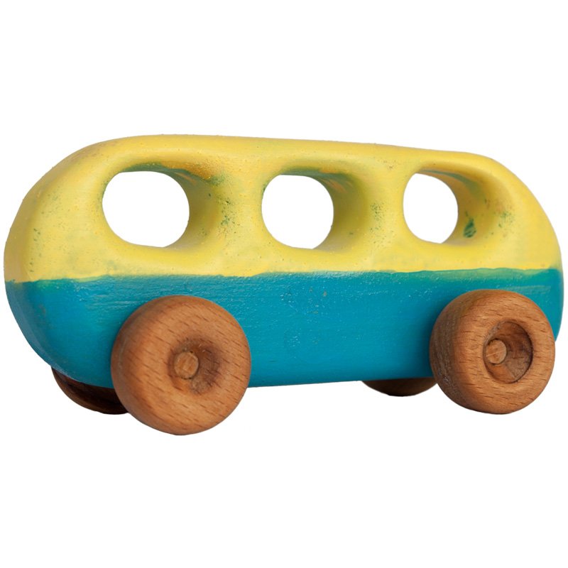 Toy Van - Λεωφορειο - Ξύλινο Φορτηγάκι - C020 C